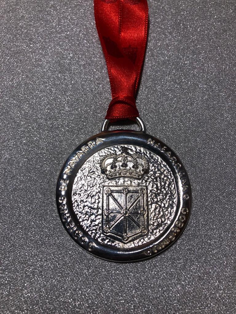 MEDALLA PLATA AL MERITO DEPORTIVO DEL GOBIERNO DE NAVARRA 2022